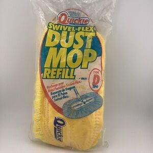 Vintage Quickie Swivel-Flex Dust Mop Refill Type D